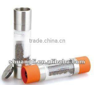 stainless steel manual salt and pepper grinder,salt & pepper mills