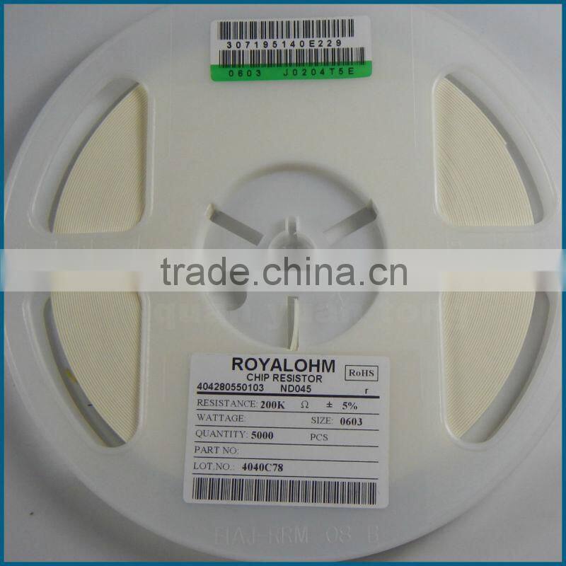 Resistors 0603 200K 5% NEW