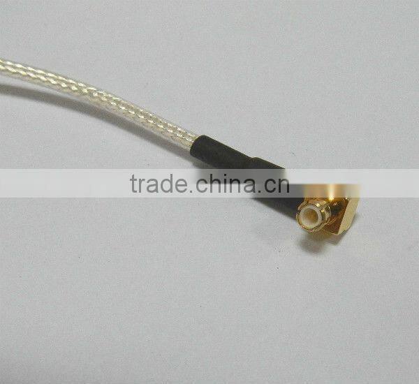 RF connector, BNC female to MCX male r/a with RG316 cable, cable assembly, pigtail, jumper cable