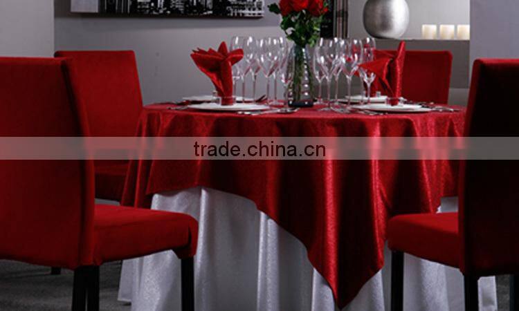 Linen Pro Chinese Red 5 Star Hotel Restaurant Table Cloth