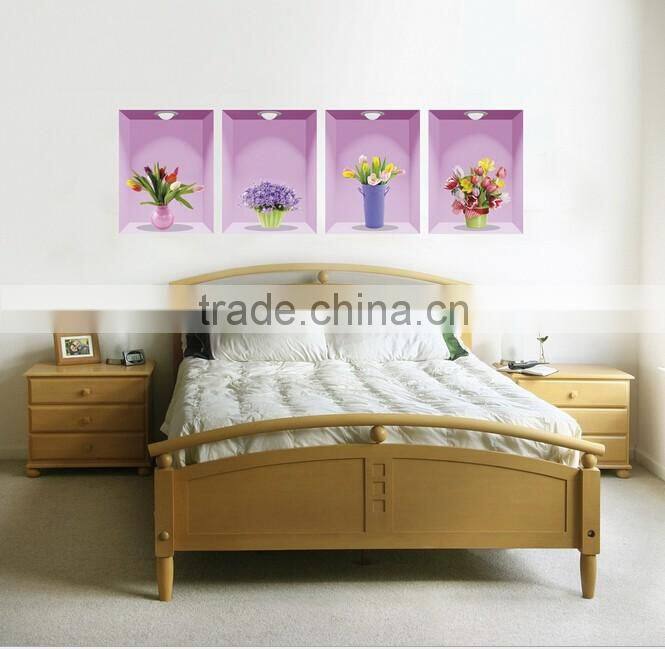 Wholesale Flower wall stick interior decoration materials