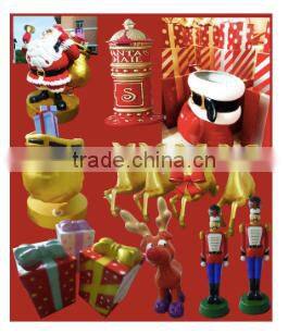 Christmas balls hand made Fibreglass Festival Balls, figures, large ornaments in bulk for decorating