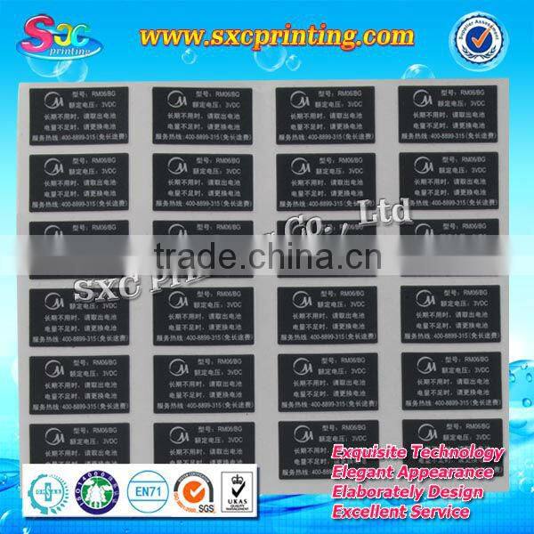 PVC label for commodities packaging and labeling , PVC clear sticker roll label , print label