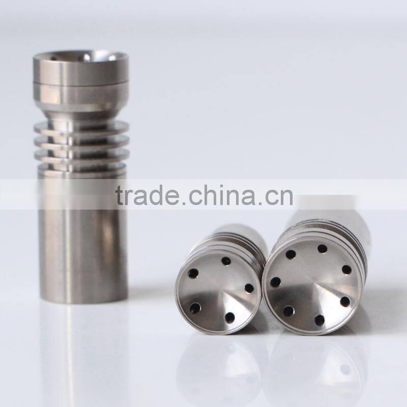 Highly Educated Honey Bucket domeless titanium nail 14mm & 18mm female. Custom logo available.