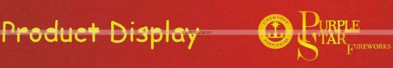 PS8004 8s 1.4G UN0336 Star Thunder 7" Hand-hold Roman Candle