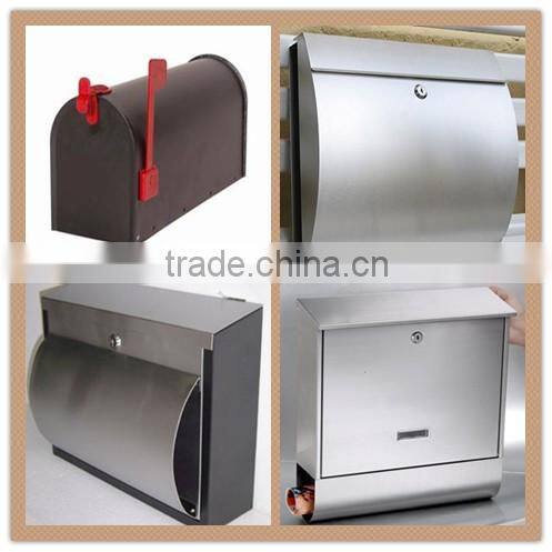 Durable Glass and stainless steel mailbox letter box