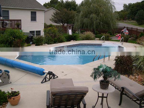 Swimming pool cover film reel aluminium material roller cover
