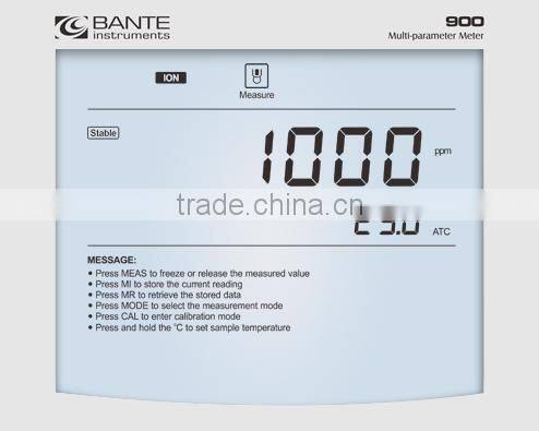 Bante900 Multifunction Water Quality Meter (Containing the 9 measurement modes)