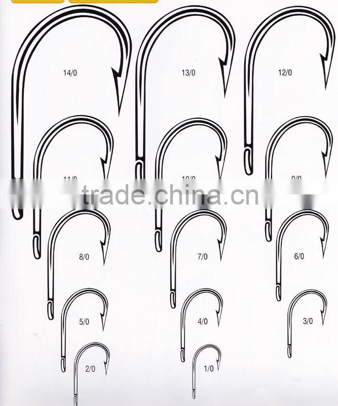 stainless steel tuna circle hook Material swordfish hook for longline