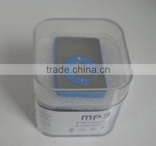 very cheap "C" button mirrorno screen plastic digital mp3 player with Free logo print