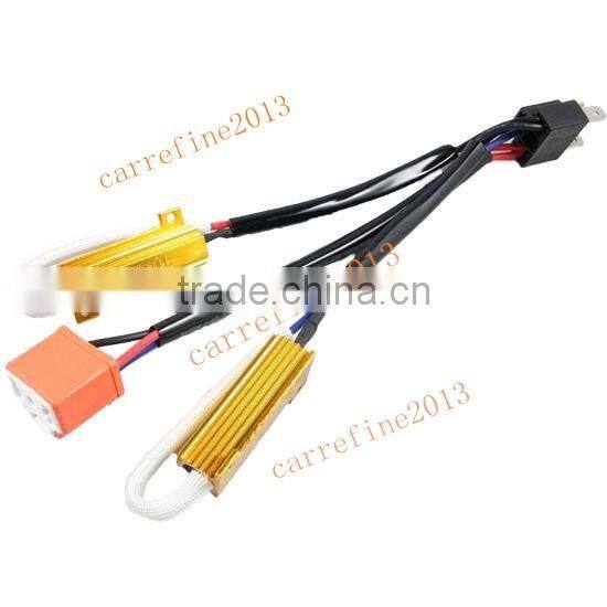 car accessory H4 Hi/Lo Beam LED DRL Fog Light Canbus 50W Load Resistor Canceller Decoder for auto parts