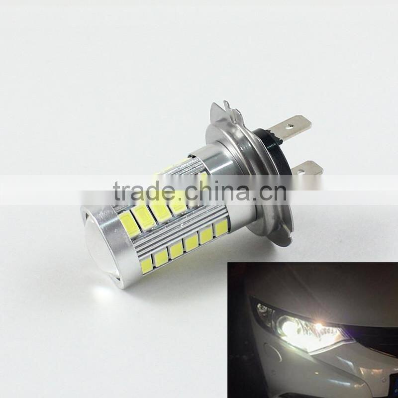 h7 high power led light 5630 chip 33 smd xenon white h7 fog light headlight driving drl car light h7 auto lamp bulb