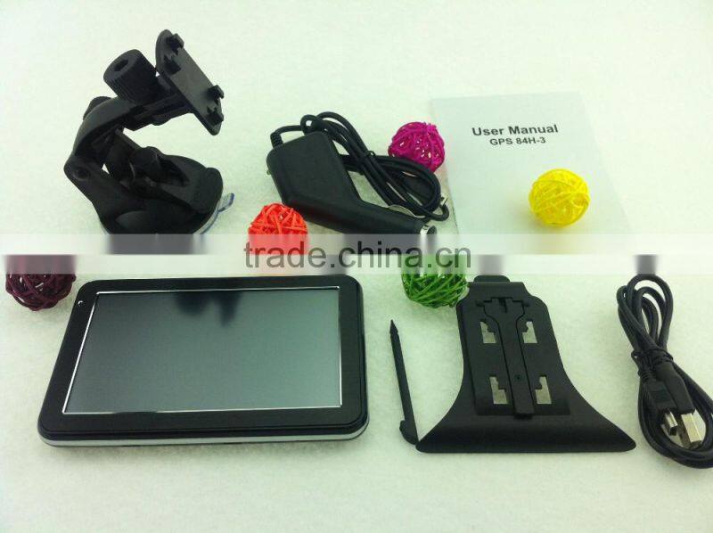 5" Screen GPS/5 inch GPS Navigation+Bluetooth+2G SD card/Bluetooth 5 inch GPS