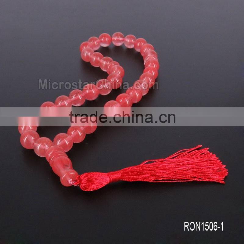 Fashion jewelry new products alibaba website 33pcs 12mm carnelian tasbeeh beads islamic tesbih
