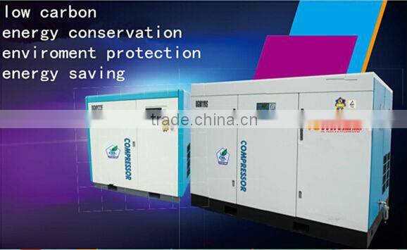 1100KW 150HP oil free rotary screw air compressor for chip and food packing