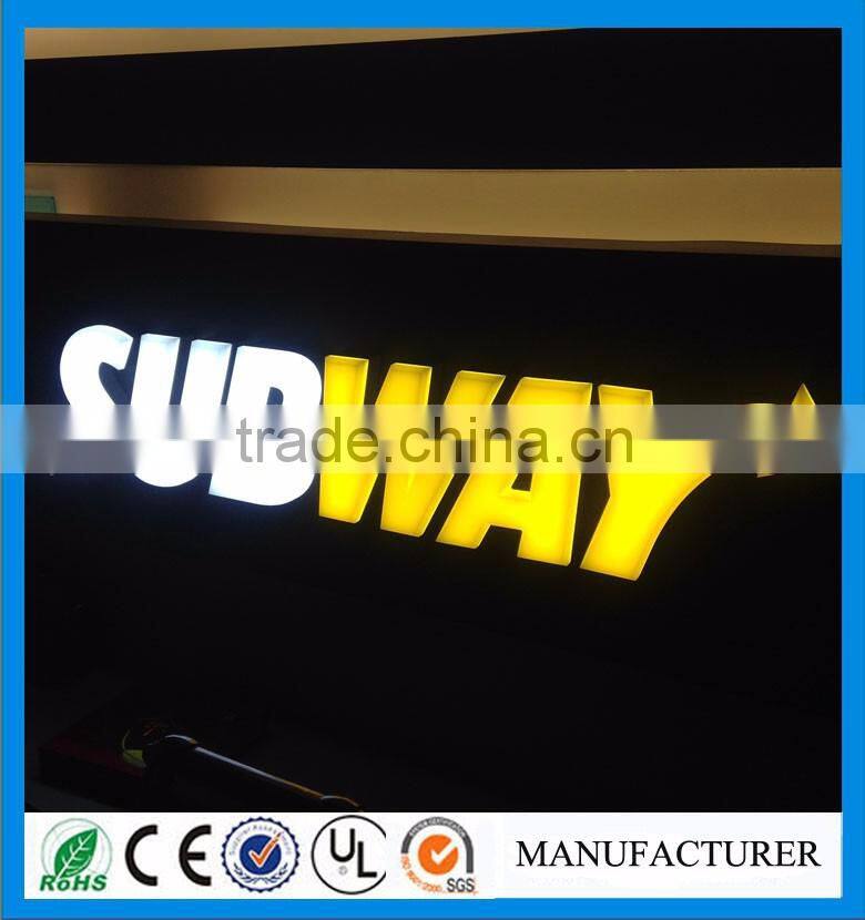 Led Light Up Acrylic Signage Word Sign