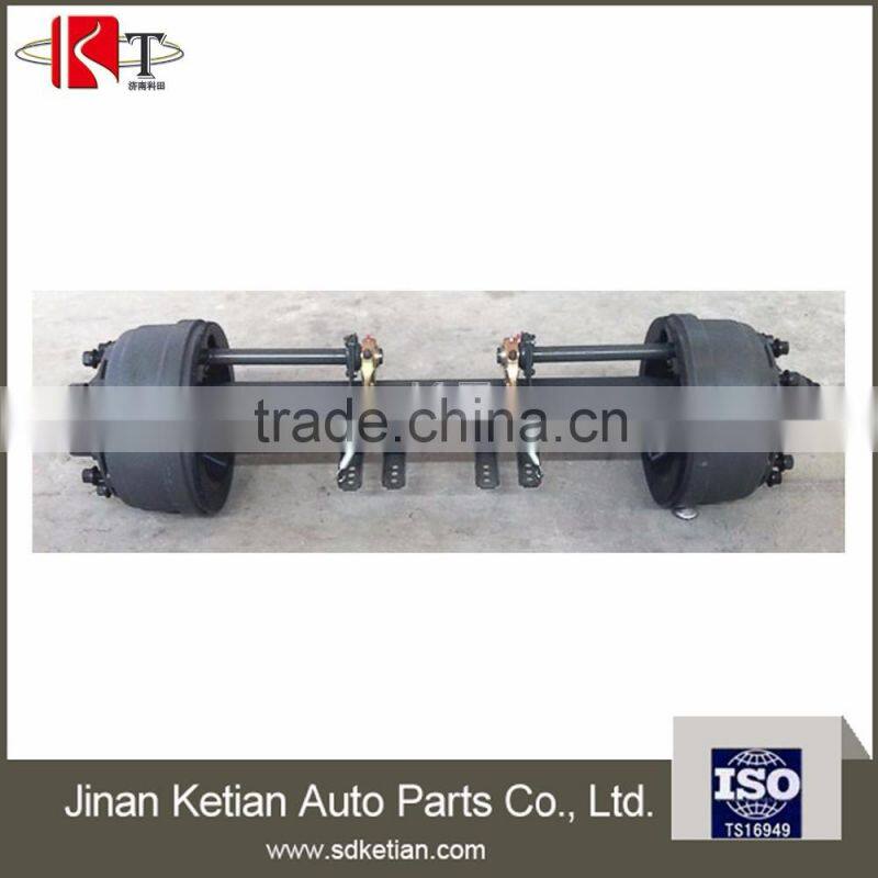 13ton disc type heavy duty trailer axle with square and round tube