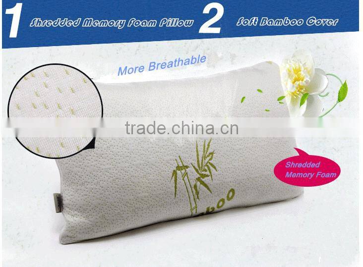 Breathable Bamboo Shredded Memory Foam Pillow,Bamboo Pillow