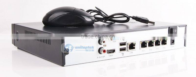 4pcs 720P IP Camera CCTV NVR 4 Channel POE 4CH IP CCTV System