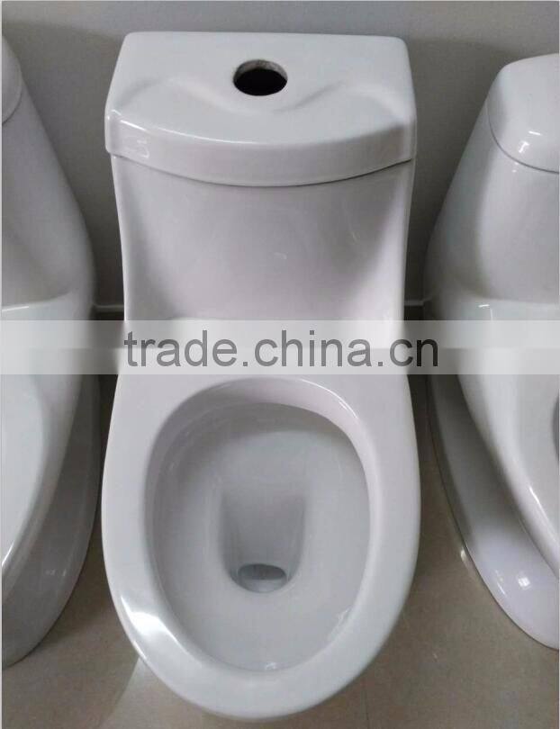 wc toilet ceramic washdown S-trap round shape one piece toilet cheap on sale sanitary ware slow down seat cover toilet Y8006