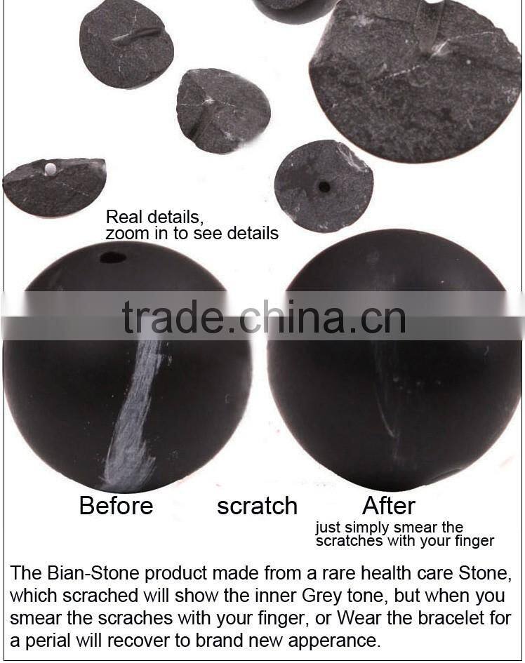 health care black nephrite bianshi necklace