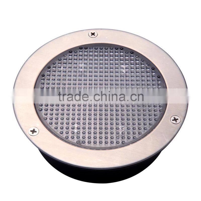 2016 Stainless Stell underground lighting 8 leds ultra bright solar underground led light