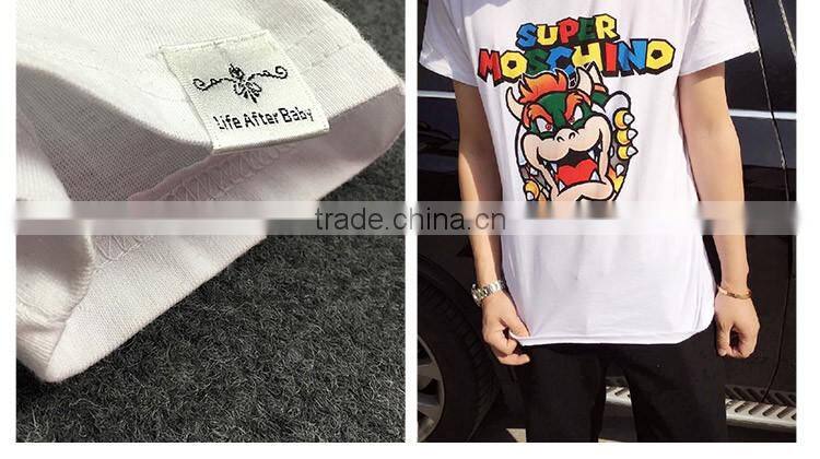 Lovely Summer Soft Family Clothing Cartoon Printed Children T-Shirt For Promotion