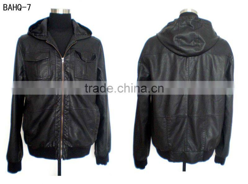 men's pu leather jackets