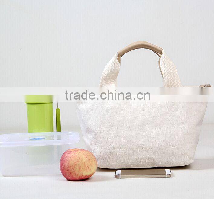 Canvas school lunch bag large space