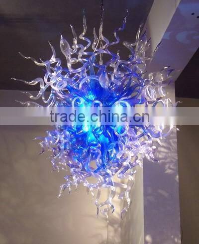Handmade Blown Muticolor Art Stained Glass Chandelier lights for dining room with UL/CE