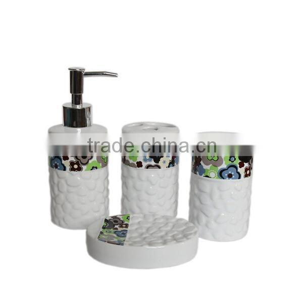 Ceramic bathroom set bathroom accessory set