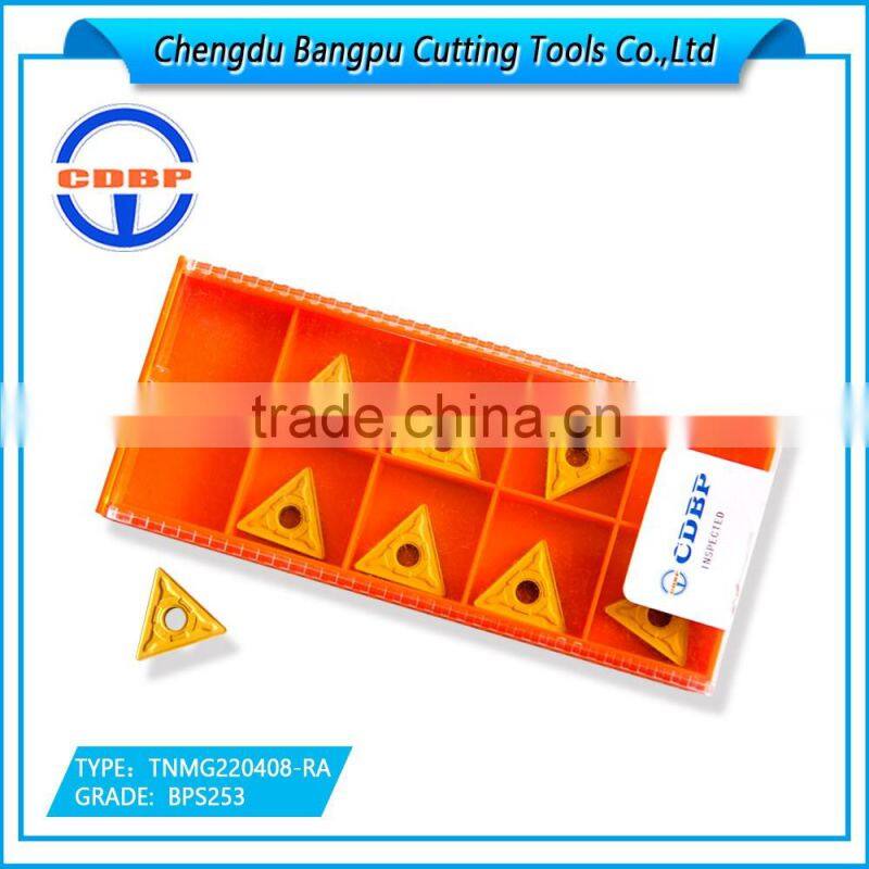 Carbide Turning Insert TNMG220408-RA BPS253 for steel Rough