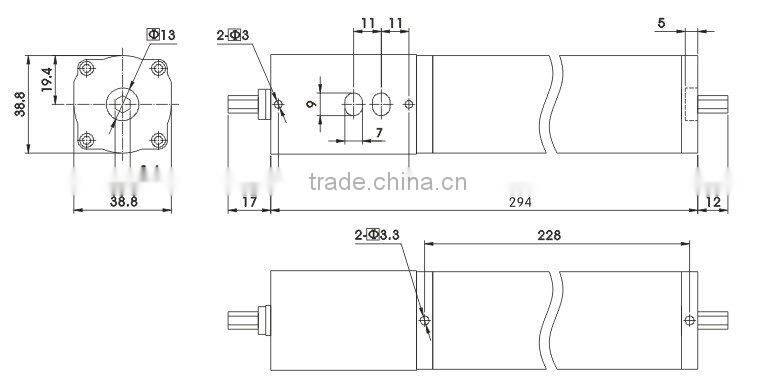 RAEX motorized shade systems B40