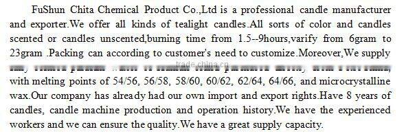 kunlun fully refined paraffin wax wholesale 56-64