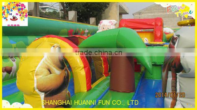2015 customized inflatable castle manufacturer