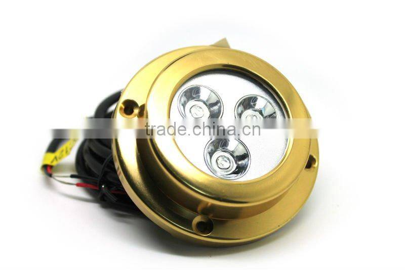 Blue Surface Mount Marine underwater Light 3*2 W , CE and RoHS Approved