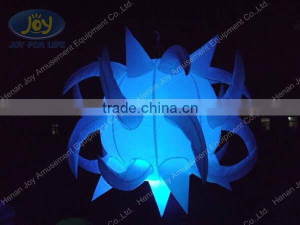Party decoration inflatable led jelly fish lamp