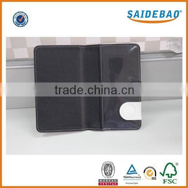 Dongguan factory direct custom Top-quality leather passport holder, Simple style passport cover with custom Customized Logo