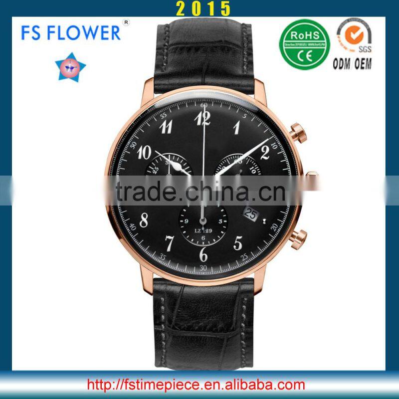 FS FLOWER - Grade Quality Business Men Classical Watch With Chronograph Function For Sports