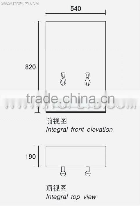 LCD screen industrial water dispenser