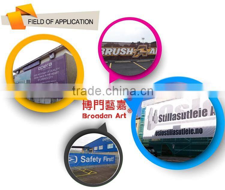 garden fence wooden fence frontlit coated banner UV printing