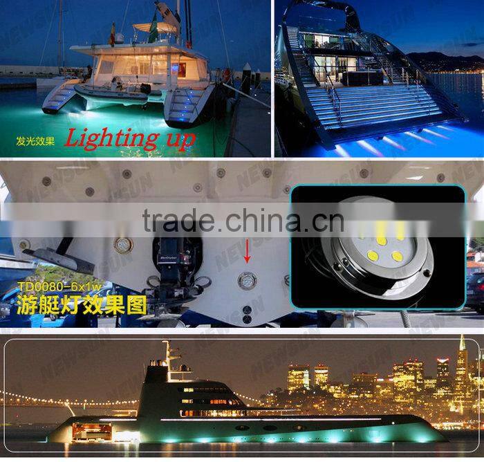 18w Stainless Steel LED Aquarium Light For Marine Use Pool Light For Barge