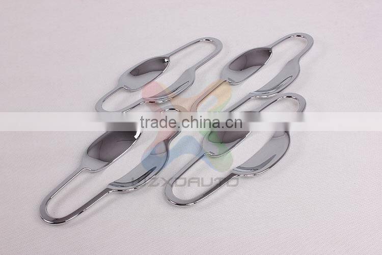 SET ABS CHROME DOOR HANDLE BOWL INSERTS COVER DOOR HANDLE BOWL FOR SONATA NF 2006-2008