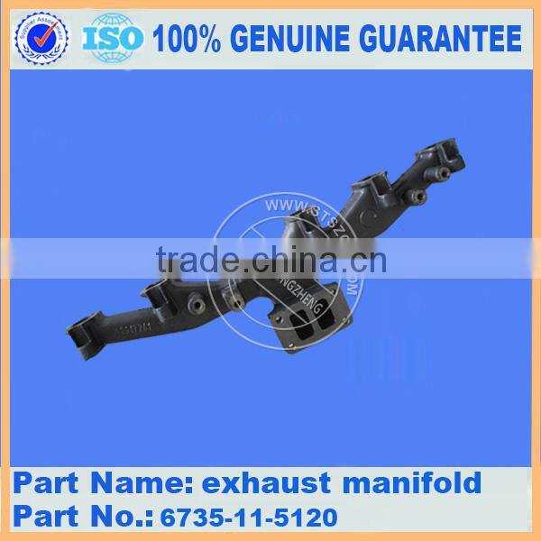 PC400-7 excavator exhaust manifold 6151-11-5110 /6151-11-5120 /6151-11-5130