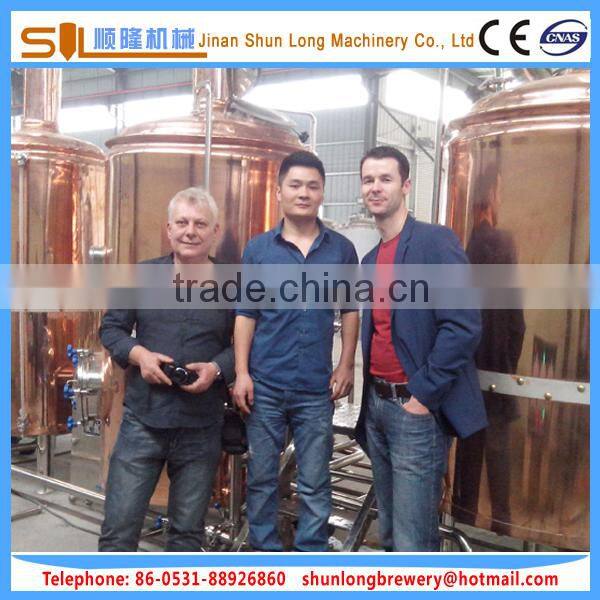 Copper mashing tank small brewery equipment 300L,400L,500L,600L beer brewery equipment