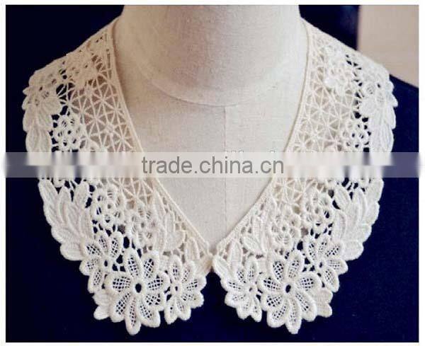 New design cotton embroider bridal lace trim,lace ribbon for dress