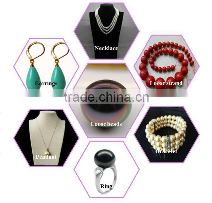 custom wholesale fashion south sea shell pearl o ring