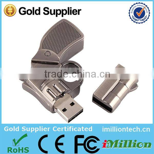cool metal product metal toy gun usb flash drive