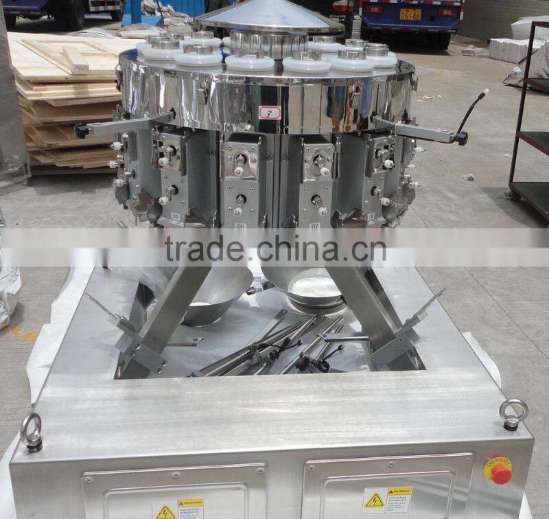 10 head multihead weigher for frozen pasta products