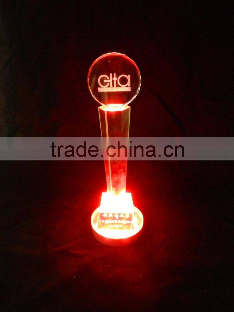 Wholesale art and craft supplies wedding party supplies led bottle glorifier with 9pcs SMD LED